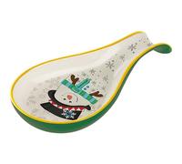 Egan Poggia mestolo Natalizio raffigurato Pupazzo di Neve. Misura 21cmx10cm. La referenza è: 120088