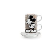 Egan PWM02I/PA Set Tazze Caffe, Modello in The City Parigi, Porcellana, Multicolore, Confezione da 2 pezzi