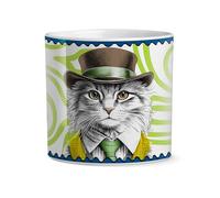 Egan Set 2 Coprivaso HUMAN ESSENCE Gatto ''INDEPENDENCE'' 12X12 CM