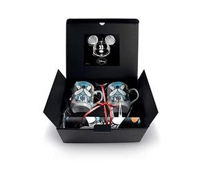 EGAN Set 2 Mug Impilabili Mickey con 2 Tovagliette Blu