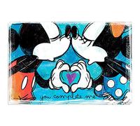 EGAN Set 2 Tovagliette Blu Mickey e Minnie