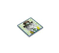 Egan Set 5 Sottobicchieri Human Essence Gatto Independence