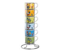 Egan Set 6 caffè Imp. Cocoricò + Metalrack