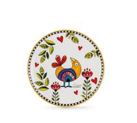 Egan Set 6 Piatti Dessert Cocoricò Giallo DM 19