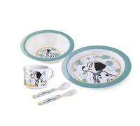 Egan set pappa Carica 101 porcellana e plastica celeste 5 pezzi