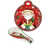 Egan Set sotto pentola e poggia mestolo Natalizio raffigurato Babbo Natale. La referenza è: 120090