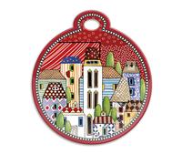Egan sottopentola Paese Mio ceramica rosso 17x19 cm