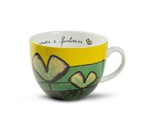 Egan PAF03/1V Tazza Colazione, Porcellana, Verde, 1 unità (Confezione da 1)