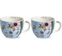 Egan Tazza Colazione Le Pupazze Azzurra ML 600 (Confezione da 2)