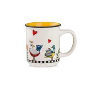 Egan Tazza Collezione Cocoricò. Oggetto Realizzato in Porcellana di Colore Giallo. La referenza è 228012.
