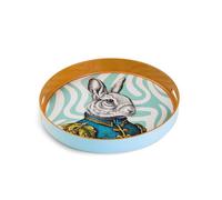 Egan Tray Human Essence - Vassoio grande in porcellana per caffè, tè e snack, 30 cm, elegante pezzo decorativo da cucina, resistente al calore, lavabile in lavastoviglie, di lusso Home & Dining