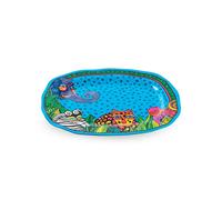 EGAN Vassoio Ovale in Melamina Azzurro Laurel Burch Linea Jungle