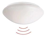 EGB Beg - Lampada da parete/soffitto a incandescenza 60 W/E27 con rilevatore bianco