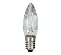 EGB - Set di candele natalizie a LED, 8-55 V/0,1 W, E10, perfette come candele per albero di Natale, luci a arco e decorazioni natalizie, confezione da 3