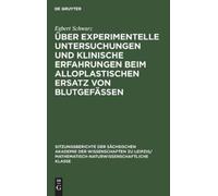 Egbert Schwarz Über Experimentelle Untersuchungen Und Klinisc (Copertina rigida)