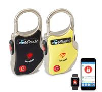 eGeeTouch Smart TSA - Lucchetto da viaggio per proteggere e tenere traccia di bagagli, zaini, armadietti ovunque tu vada, confezione da 2