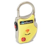 eGeeTouch Smart TSA - Lucchetto da viaggio per proteggere e tenere traccia di bagagli, zaini, armadietti ovunque tu vada, colore: giallo