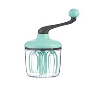 Egg Beater Hand Crank - ABS PET 1500ml 12.5x12.5x12.5cm | Manual Kitchen Egg Beater Hand Mixer, Large Capacity Rotary Whisk Blender | Hands Cranked Cooking Tool For Milk Foam Cake Baking Home Use