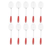 Egg Beater Whisk, Cooking Frother Mixer, 10 pezzi Manual Blender Set, Stainless Steel Whisking Tools, Kitchen Utensils for Baking, Food Prep Use, Milk, Matcha, Pancake, Salsa, Flour, 2,17 x 9,84