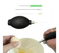 Egg Blower Kit, Easter Egg Piercer, Craft Drill Tool, Woodworking Beads Accessory, Creative Art Gadget for School Projects, Holiday Decor, Christmas Crafts or Activities with Kids, PVC