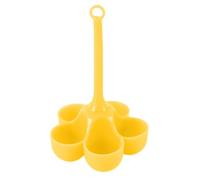 Egg Boiler Holder - Heat Resistant Silicone Steaming Rack, 5 Grid Egg | Cooker Tray Insert, Poaching Mold Stand, MultiEgg Boiling Kitchen Gadget For Steamer Pot Use | Cooking Kitchen Tool