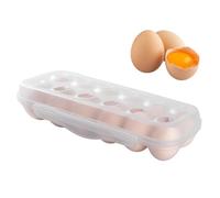 Egg Box Refrigerator - 32 Grid Fridge Organizer, Trasparente Stackable Crate, Snaplock Kitchen Container | Anticollisione Storage Solution For Poultry Freshness Preservation Travel Everyday Meals