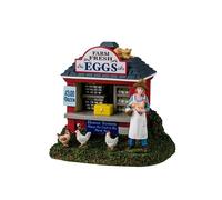 LEMAX Chiosco delle uova "Egg-Cellent Egg Stand" in resina H10.4 x 11.3 x 9.2 cm