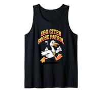 Egg Cited Goose Cute Animal Easter Pun per Gli Amanti delle oche Canotta