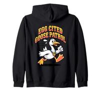 Egg Cited Goose Cute Animal Easter Pun per Gli Amanti delle oche Felpa con Cappuccio