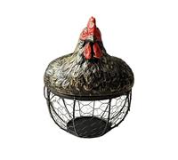 Egg Collecting Basket Decorative - Countertop Egg Holder for Home Living