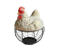 Egg Collecting Basket Decorative - Countertop Egg Holder for Home Living