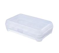 Egg Container for Refrigerator - 15 Grids Egg Tray Dispenser for Refrigerator, Égg Tray Carriage Dispenser, Ègg Storage Container Ţray f́or Picnic, Travel, Kitchen, Camping