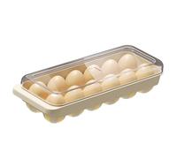 Egg Container, Refrigerator Tray, 12 Slot Storage Design, Stackable Dispenser with Lid, Fridge Organizer for Kitchen, Home, Travel, Meal Prep, and Food Storage, 13.39x4.92x3.15 inches