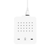 Egg Electronics 'Power Station Bianco' 15 AC Prese, 2 USB 5 V 2 a, cavo di prolunga, protezione di corrente 8-10 a (147mm x 178mm x 34mm, bianco), Colour:Bianco