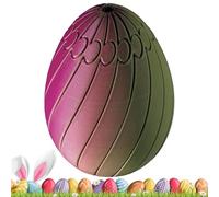 Egg Fidget 3D Printed Spiral Egg Fidget | Easter Égg Relax Toy for Kids Easter Basket Stuffer Filler-| Basket Stuffers Party Favors Kids Adults Stocking Stuffer Classroom