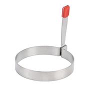 Egg Former | 304 Stainless Steel & Silicone Handle | Non - Stick DIY Omelette Maker for Home/Restaurant/Camping | BPA - Kitchen Tool (Round 2.6in)