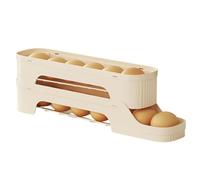 Egg Fridge Organizer, Rolling Eggs Container For Fridge, Space-saving Egg Organizer, Auto Rolling Egg Tray, Fridge Egg Rack, Multi-tier Egg Holder, Kitchen Egg Storage, Egg Storage Box For Fridge,