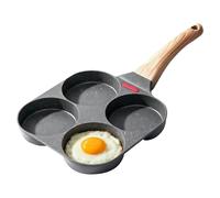Egg Frying Pan - 4-Cup Nonstick Omelette Pan, Even Heating Egg Skillet for Induction, Ceramic, Gas Stove | Nonstick 4-Hole Pans for Omelettes, Pancakes, Burgers, Panwiches, Breakfast, Home Kitchen