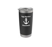 Egg Harbor Wisconsin Anchor Bicchiere termico in acciaio inox doppia parete