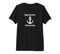 Egg Harbor Wisconsin Anchor Maglietta Premium