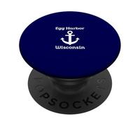 Egg Harbor Wisconsin Anchor PopSockets PopGrip Adesivo