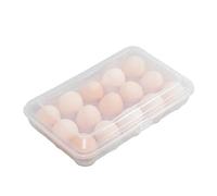 Egg Holder - 27 x 11,5 x 7,5 cm, frigorifero Egg Storage,10 Grids Storage Holder With Lid | Stackable Organizer per Fridge, Grande Capacity Chicken Eggs Contenitore per cucina e organizzazione