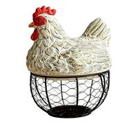 Egg Holder Basket - Ventilated Large Capacity Decorative Rack | Counter Wire Egg Storage Basket | Countertop Pantry Organizer Bin | Kitchen Produce Display Holder | Small Apartment Backyard Wedding Po