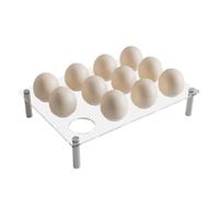 Egg Holder Countertop Acrylic - elegant Clear 12 Hole Tray, Container Rack Refrigerator Home, Kitchen Fridge Cabinet Shelf | Refrigerator Home Kitchen Countertop Fridge Cabinet Shelf