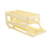 Egg Holder For Fridge - Slide Style Container | Automatic Rolling Dispenser 3 Tier Double Row | For Refrigerator Kitchen Apartment Restaurant Dormitory Prevents Bumps Scratches