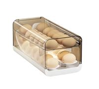 Egg Holder For Fridge | With Timer Auto-Rolling Food-Grade Dispenser | Fri