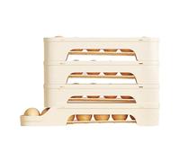 Egg Holder - Vassoio automatico per uova | Dispenser rolling Egg | Rolling Egg Storage for Refrigerator | Easy Access, Organizzatori per la casa e lo stoccaggio, Ventilated Baking Supplies For Fridge