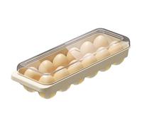 Egg Holders, Frigorifero Storage, 13,39 x 4,92 x 3,15 in Twelve Slot, Space Saving, Dispenser Design, Fridge Organizer, Travel Carrier, Stackable Box for Kitchen, Home Use, Food Storage