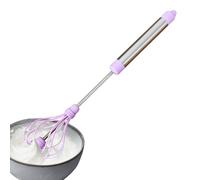 Egg Mixer, Portable Semi-Automatic Hand Mixer for Baby Food, Baking, Sauces, Soups, Whisk Tool with Ergonomic Handle for Cooking, Kitchen Prep, Home Use, Dining Table, Family Gatherings, Baking