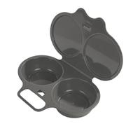 Egg Poacher Microwave 2 Cavity Nonstick Microwavable Traditiona Quick Maker